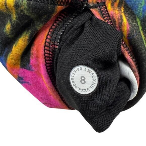 Lululemon Wunder Train High-Rise Tight 25"  Size 8 In Undertone Black Multi - Picture 8 of 8